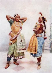Baroda Nautch Mädchen, späte 19. Jahrhundert